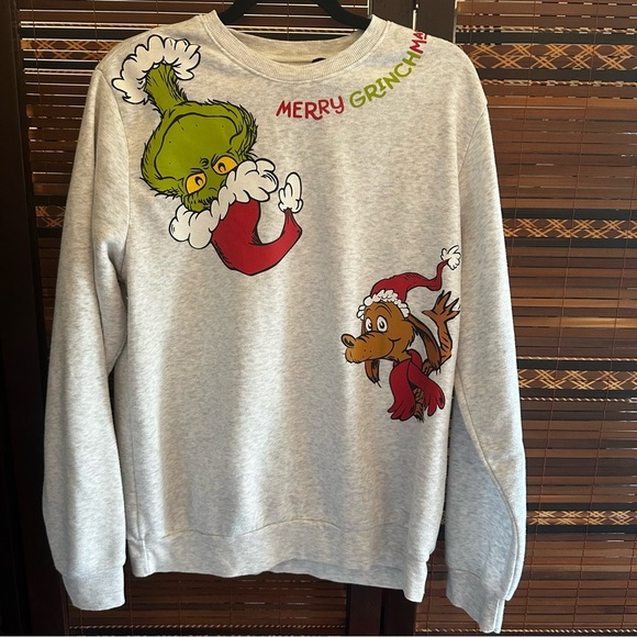 GRINCH Christmas Holiday Crewneck Sweatshirt - Picture 1 of 3